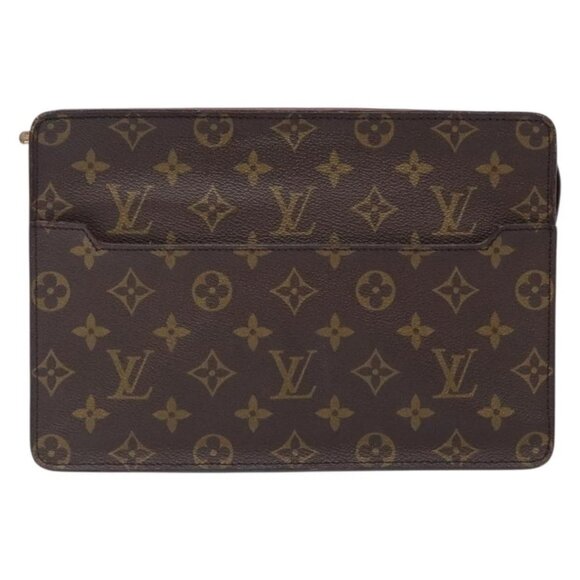LOUIS VUITTON Monogram Pochette Homme Clutch Bag - Picture 1 of 15